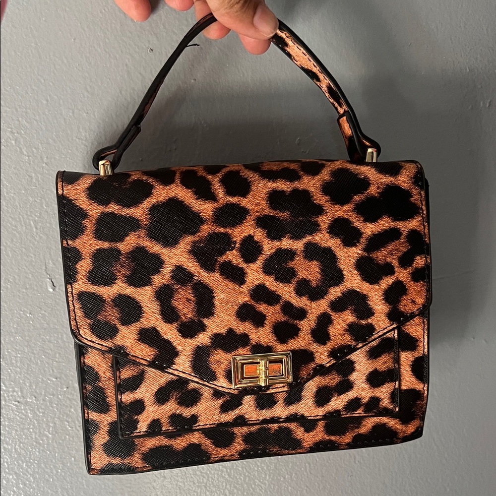 Leopard Print Women's Handbag